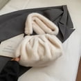 thumbnail image 5 of Jiibva Faux Fur Shoulder Bag for Women, Plush Ladies Clutch Purse Bag, Trendy Winter Furry Crossbody Bag Handbag, 5 of 7