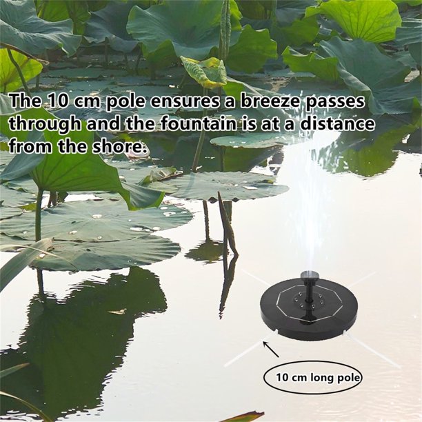 Water Sprinklers Solar Pump Freestanding Floating Solar Bird Bath Water Pump Garden Bird Bath