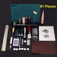 thumbnail image 1 of Kit Completo de Herramientas para Artesanía en Cuero, Incluye 61 Piezas para Cosido, Grabado y Afilado, Ideal para Principiantes y Expertos en Creaciones de Piel., 1 of 6