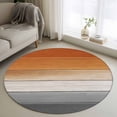 thumbnail image 2 of Round Area Rug-3ft Farm Retro Grey Wood Board Non Slip Washable Circle Carpet Soft Large Floor Rugs for Living Room Bedroom Nursery Office, 2 of 9