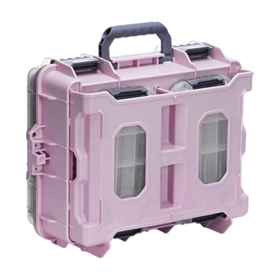 Double Layer Tackle Tray Fishing Tackle Box Removable Divider Organizers Fishing Lures Hook Storage Case Container