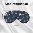 thumbnail image 4 of Uemuo Vintage Marine Pattern Sleep Eye Mask - Light Blocking Sleep Mask Blocking Out Light Perfectly, Soft and Comfortable Night Eye Mask, Eye Blinder, 4 of 7