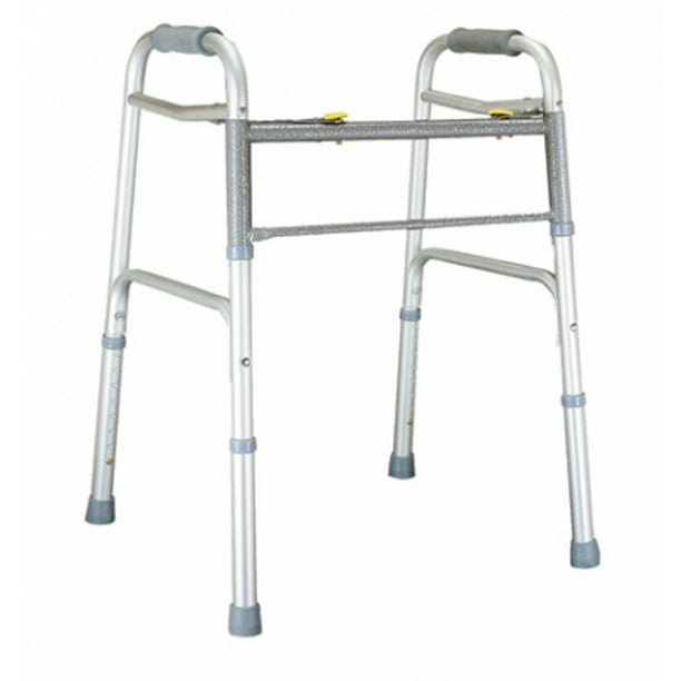 Lumex Folding Walker Adjustable Height Imperial Collection Aluminum 600
