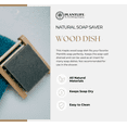 thumbnail image 2 of Plantlife Wood Slated Soap Dish – Maple Wood Holder Keeps Bar Soap Dry, Great for Kitchen & Bathroom Use, 2 of 5
