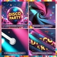thumbnail image 4 of Mirror Ball Design Disco Party Banner Colorful Lights Party Banner Shiny Disco Retro Dance Party Banner for Disco Party Dance Event Retro Celebration, 4 of 9