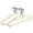 Ivory-20 Pack-Adult, variant on Adult Ivory-20 Pack Metal Clothes Hangers