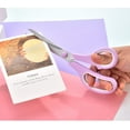 thumbnail image 4 of CHENMEI Non Stick Scissors Multi Purpose & Craft Scissors Soft Grip Cutting Tool Blunt Tip Fabric Scissors for Kids Sewing Left & Right Handed, 4 of 8