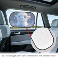 thumbnail image 3 of KUIFORTI Highland Cow Car Window Shade for Baby, Baby Window Shades for Car, SUV, Truck, Van, Sedan, 20.47" x 12.59" Automotive Sun Protection Baby from UV and Sun Glare, 3 of 6