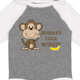 thumbnail image 4 of Inktastic Mommy's Little Monkey Boys or Girls Long Sleeve Baby Bodysuit, 4 of 5