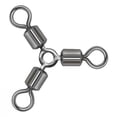 thumbnail image 3 of 10Pcs Fishing Tackle Swivels Fishing Connector Rolling Swivels 3Way Swivels, 3 of 9