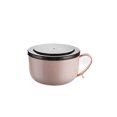 thumbnail image 1 of Cateissary Tazón de fideos instantáneos, fiambrera de acero inoxidable, contenedor de almacenamiento de taza de comida rápida de gran capacidad Rosado S, 1 of 6