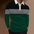 thumbnail image 2 of Vedolay Golf Polo Shirts for Men Long Sleeve Casual Slim-Fit Basic Designed Cotton Shirts AX,2XL, 2 of 4