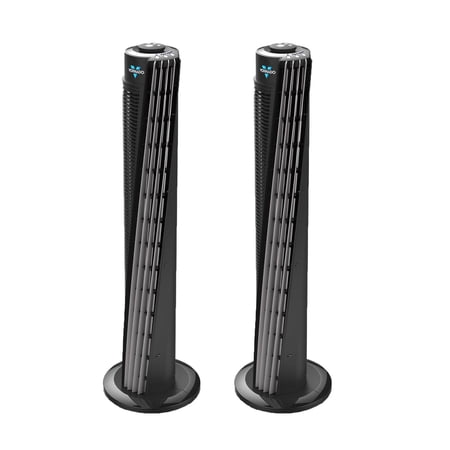 Vornado 173 37 Tall 3 Speed Electric Tower Air Circulator Fan Black (2  Pack) | Walmart Canada
