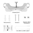 thumbnail image 4 of DISEN Charging Station Fit for Oculus/Meta Quest 2 Headset, VR Magnetic Charging Dock, VR Headset Display Holder Controller Mount Station with LED Indicator, 4 of 8