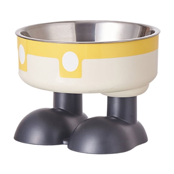 Stainless Steel Cat Bowl with Non-Slip Dual-Layer Separation for Food and Water, Easy-Clean, Stable Design, Multi-Use Pet Bowl for Cats at Home