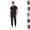 #03 Black, variant on Mens Scrubs Set Stretch V Neck Medical Uniform Short Sleeve Top Jogger Pants Multi Pocket Nurse Workwear Easy Care Healthcare Uniform,M,Dark Green