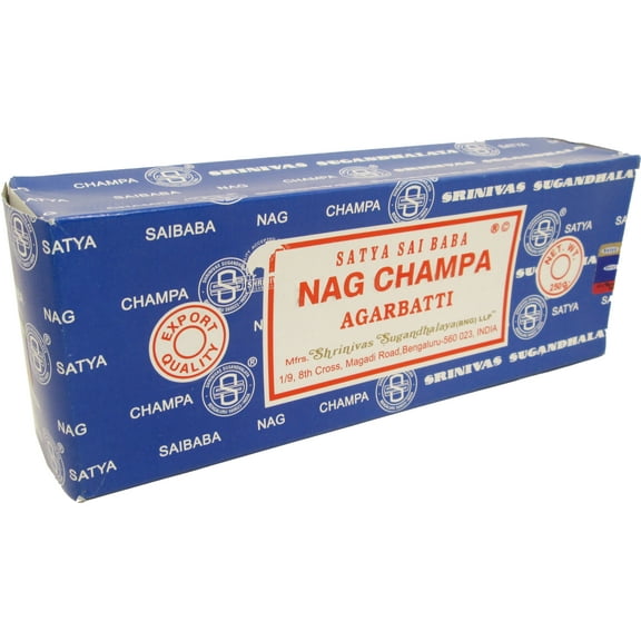 Satya Sai Baba Classic Nag Champa Agarbatti Incense Sticks [250 Sticks Per Box - Brown - 250 grams]
