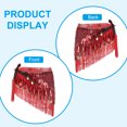 thumbnail image 4 of Uxcell Women's Belly Dance Hip Scarf with Sequins Triangle Wrap Skirts Waist Chain for Party Costume Performance Red, 4 of 7
