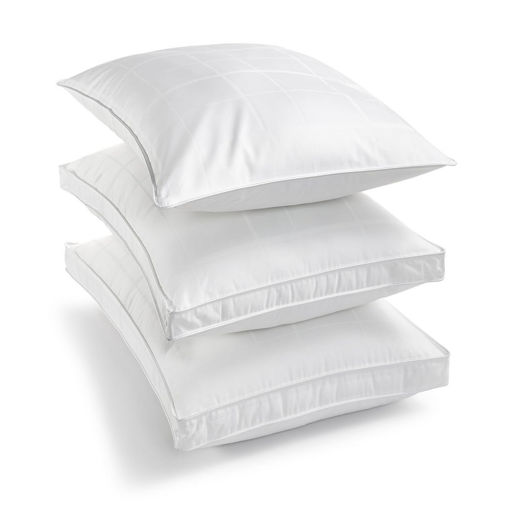 Martha Stewart Collection Feels Like Down Standard/Queen Soft Cotton Damask Pillow with