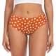 thumbnail image 1 of Balery Dots On Orange Background Ropa Interior de Algodón para Mujer con Dibujo – Braguitas Cómodas y Elásticas, Estilo Clásico-X-Small, 1 of 6