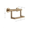 thumbnail image 4 of Delta Faucet 41550-CZ Contemporary Tissue Holder/Assist Bar, Champagne Bronze, 4 of 5