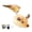Yellow remote contro, variant on Interactive Motion Activated Kitten Toy With Long Tail Sound Effects Plush Promotes Physical Activity