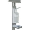 thumbnail image 2 of M&T Displays Floor Standing Commercial Hand Sanitizer Dispenser 1000 mL. (33.8 oz.) for Liquid/Lotion Soap or Sanitizing Products, Manual Push Bar with 8.5x11 Inch Opti Snap Frame Message Sign Post, 2 of 7