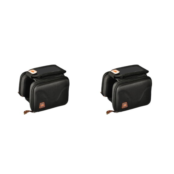 Bolsa de teléfono para bicicleta Naiovety a prueba de golpes Negro 2piezas