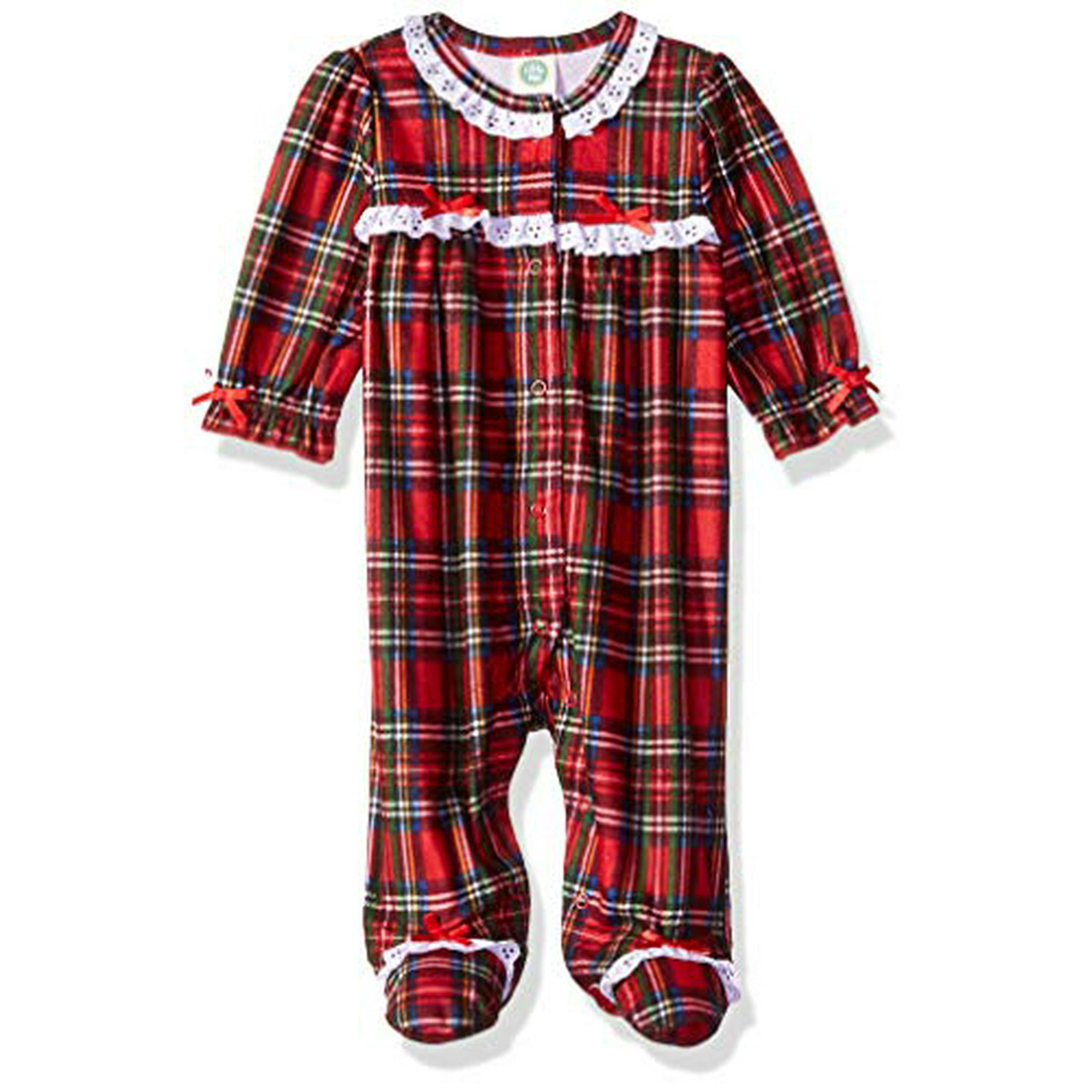 Girls plaid christmas pajamas hotsell