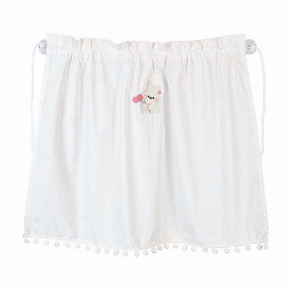 Car Side Window Sun Shade Privacy Curtain for Baby - Blackout UV Protection Car Window Shades with Suction Cup for Back Seat - Cute Auto Camping Windows Screen Shades (tulip rabbit)