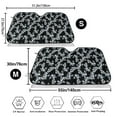 thumbnail image 3 of Balery Flower Print Car Windshield Sun Shade,Windshield Sunshade for Car Pickup Truck SUV Accessories-Medium, 3 of 7