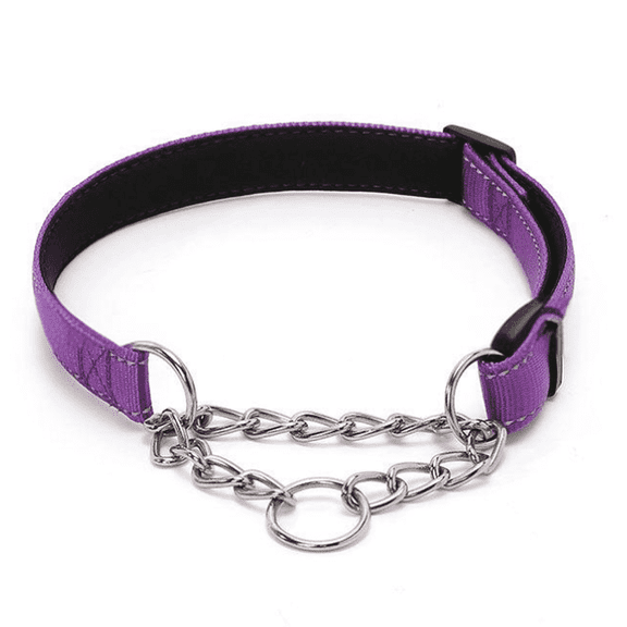 GASTROPOD 2026 New Light Up Dog Collar Designed for Adventures Dog Light Up Collar Versatile Usage Glow in the Dark Dog Collar Dark Purple for Nighttime Walks Hiking Outdoor Adventures Camping