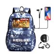 thumbnail image 1 of Mochila antirrobo USB para mujer, morral escolar para adolescentes, mochila de estudiante de lona para niño y niña, bolso para niños, A-1, 1 of 4