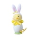 thumbnail image 2 of Orejas de conejo de Pascua, pollito, regalo de cumpleaños, recuerdos de fiesta, manualidades, decoración para fiestas de primavera Amarillo Blanco, 2 of 9