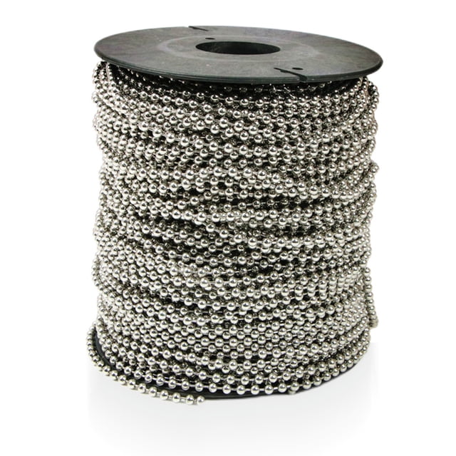 Bewildely Cuerdas de cuentas, hilo artesanal DIY, cadenas de joyería de acero hechas a mano, accesorios de multifuncionales para colgar en el Artesanía Bewildely HA063816-00