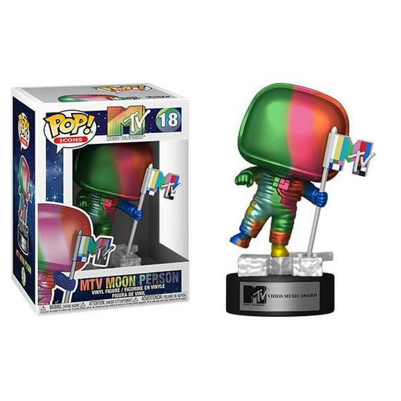 Funko POP MTV- "Moon Person" (Arc-en-ciel/métallique) Figurine En Vinyle
