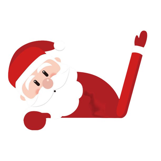 Xihbxyly Ventas Compras En Línea Pegatinas Navideñas Impermeables para Limpiaparabrisas de Coche, Pegatinas para Ventanas de Coche, Pegatinas de Papá Noel con Muñeco de Nieve Saludando, Pegatinas par