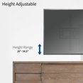thumbnail image 4 of VIVO White TV Motorized Vertical Stand Lift 37" to 55", Height Adjustable Mount, 4 of 6