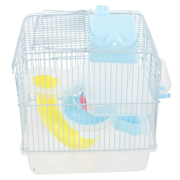 GAXIRE Small Hamster Cage Sky- Plastic Mouse Cage with Ventilation for Small Pets 1 Piece