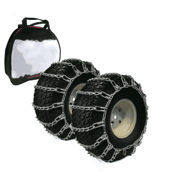 New Pair 2 Link TIRE Chains 20x10.00x8 for John Deere Lawn Mower Tractor Rider