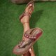 thumbnail image 4 of MKLEKYY Sandalias Ortopédicas para Mujer, Sandalias de Cuña Con Diamantes de Imitación de Color Liso A La Moda de Verano para Mujer, Sandalias de Punta Abierta para Exteriores, 4 of 4