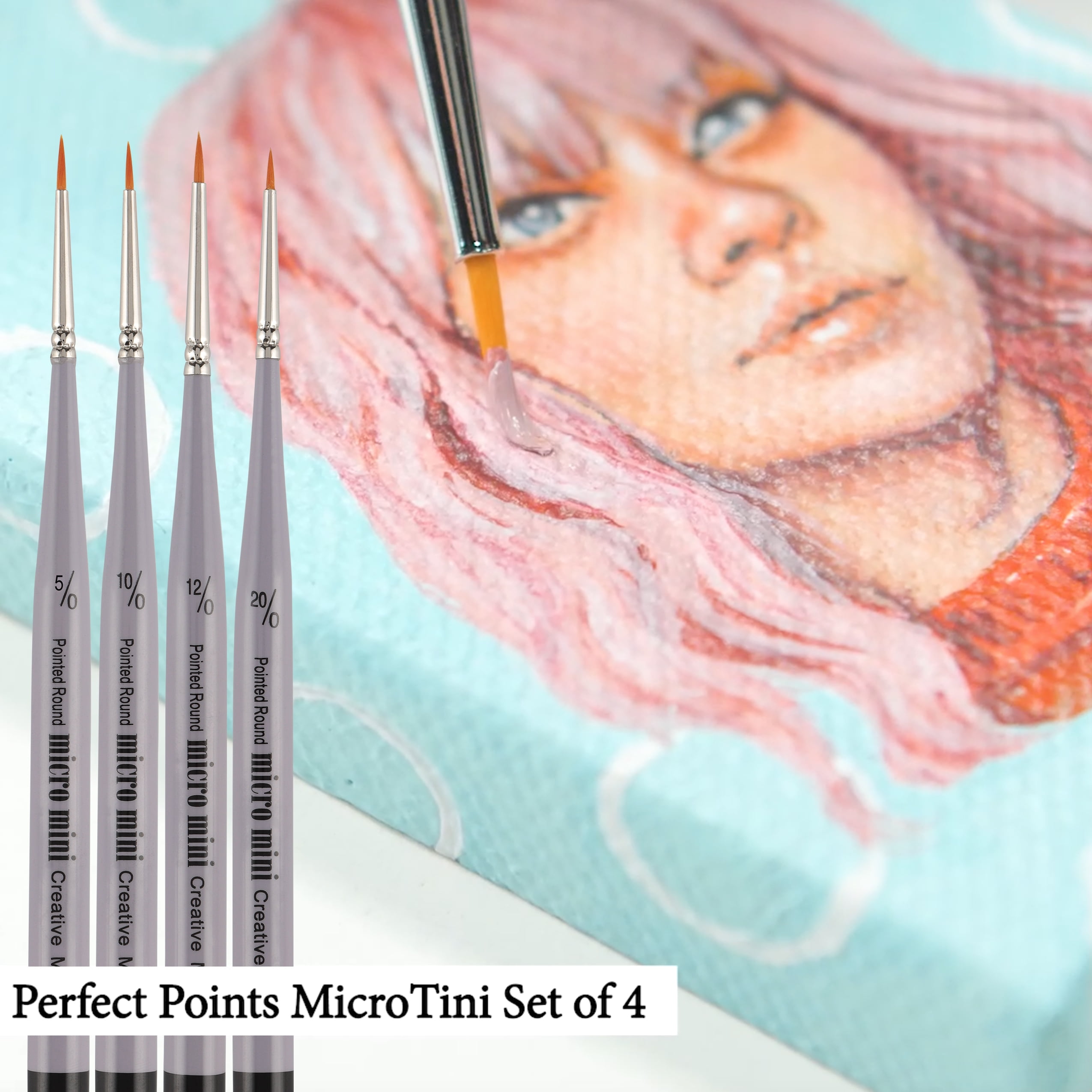 5 Piece Miniature Tight Spot Micro Fine Detail Art & Beauty Taklon Brush  Set, 5 Piece Fine Brush Set - Fry's Food Stores