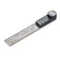 thumbnail image 1 of Détecteur d'Angle Numérique, Règle d'Angle Numérique à 360 Degrés de 0 à 200 Mm pour Menuiserie, 1 of 8