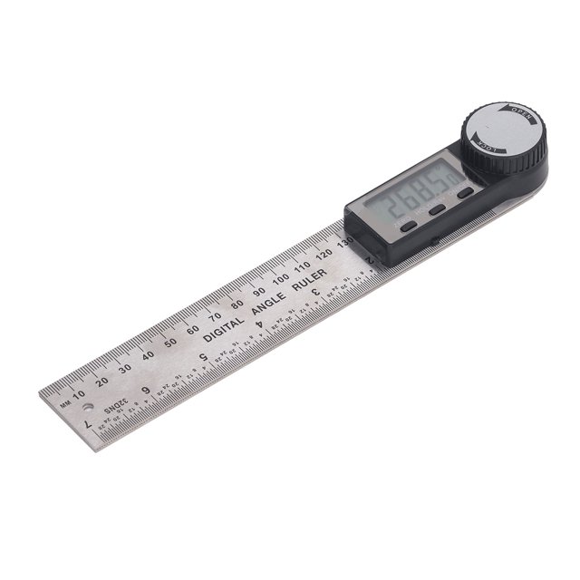Détecteur d'Angle Numérique, Règle d'Angle Numérique à 360 Degrés de 0 à 200 Mm pour Menuiserie