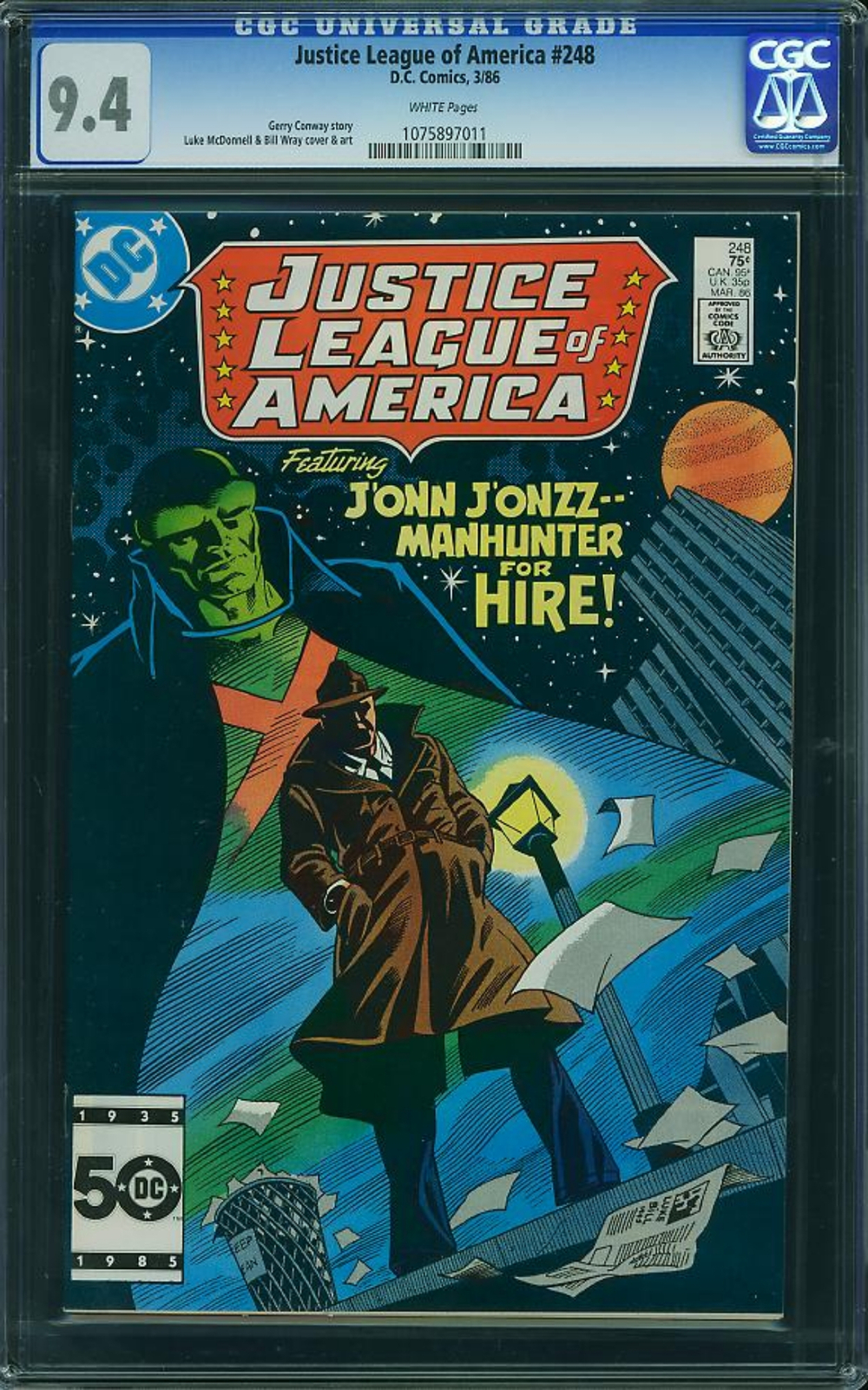 Cover of Justice League of America #248