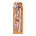 thumbnail image 2 of YIMWNYI 5-Piece Stationery Set, Pencil, Eraser, Ruler, Sharpener, and Cute Design, Practical Office and Learning Supplies for Everyday Use, 2 of 5