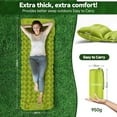 thumbnail image 6 of Camping Sleeping Pad Extra Thick Durable Camping Inflatable Sofa Bed Outdoor Beach Mattress with Pillow for Backpacking Hiking Traveling,-Green, 6 of 7