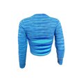 thumbnail image 5 of Camisas Para Mujer Blusas De Punto Casual Manga Larga Cuello Redondo Rayas Tie Dye Print Pullover XBTCLXEBCO Azul;M, 5 of 5