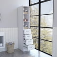 thumbnail image 4 of Nmkwnr 4 Drawer 3 Shelf Storage Cabinet for Home, Bathroom, White, 4 of 7
