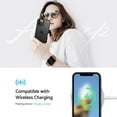 thumbnail image 6 of Designed for iPhone 12/12 Pro Case, [Support Wireless Charging] Soft Silicone Slim Anti-Scratch Case for iPhone 12/12 Pro 6.1 inch, Black, 6 of 7